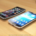 Ako by vyzeral ohnutý iPhone 6 Plus v porovnaní so Samsungom Galaxy Round?