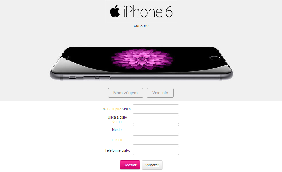 iPhone 6 sa dá predobjednať v Telekome
