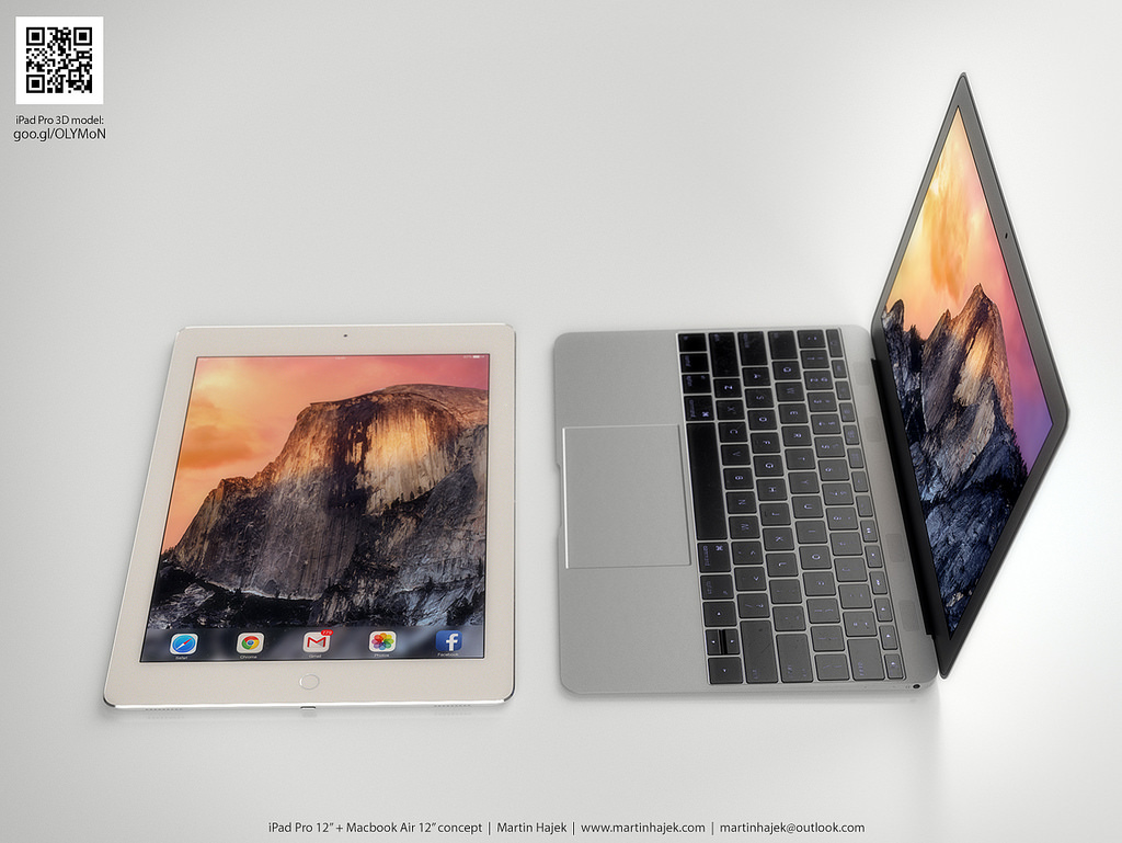 MacBook Air 12" a iPad Pro 12" - svetapple.sk