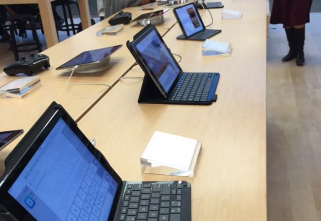 iPady s klávesnicami priamo v Apple Store! - svetapples.k