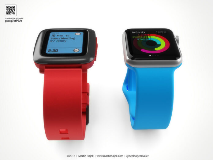 Pebble Time vs. Apple Watch - svetapple.sk Pebble Time vs. Apple Watch - svetapple.sk