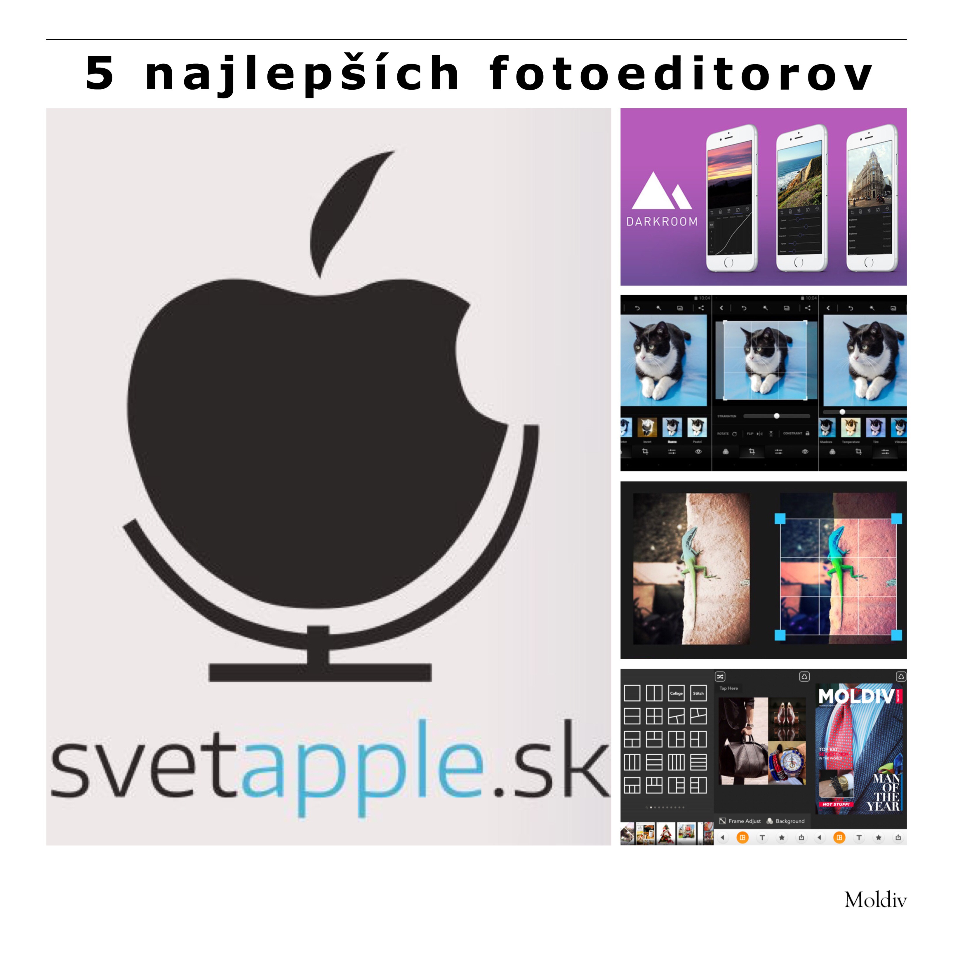 5 najlepších fotoeditorov - svetapple.sk