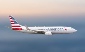 American Airlines lietadlo