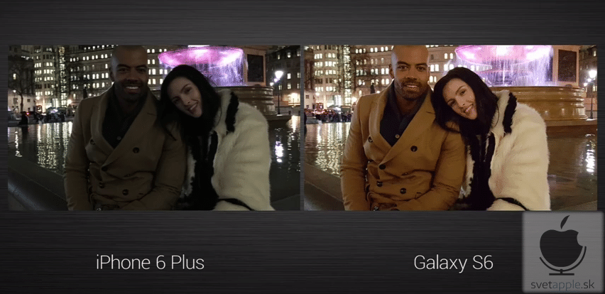 Fotoaparát - iPhone 6 Plus vs Samsung Galaxy S6
