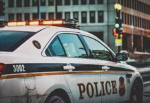 Polícia policajné auto
