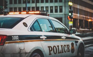 Polícia policajné auto