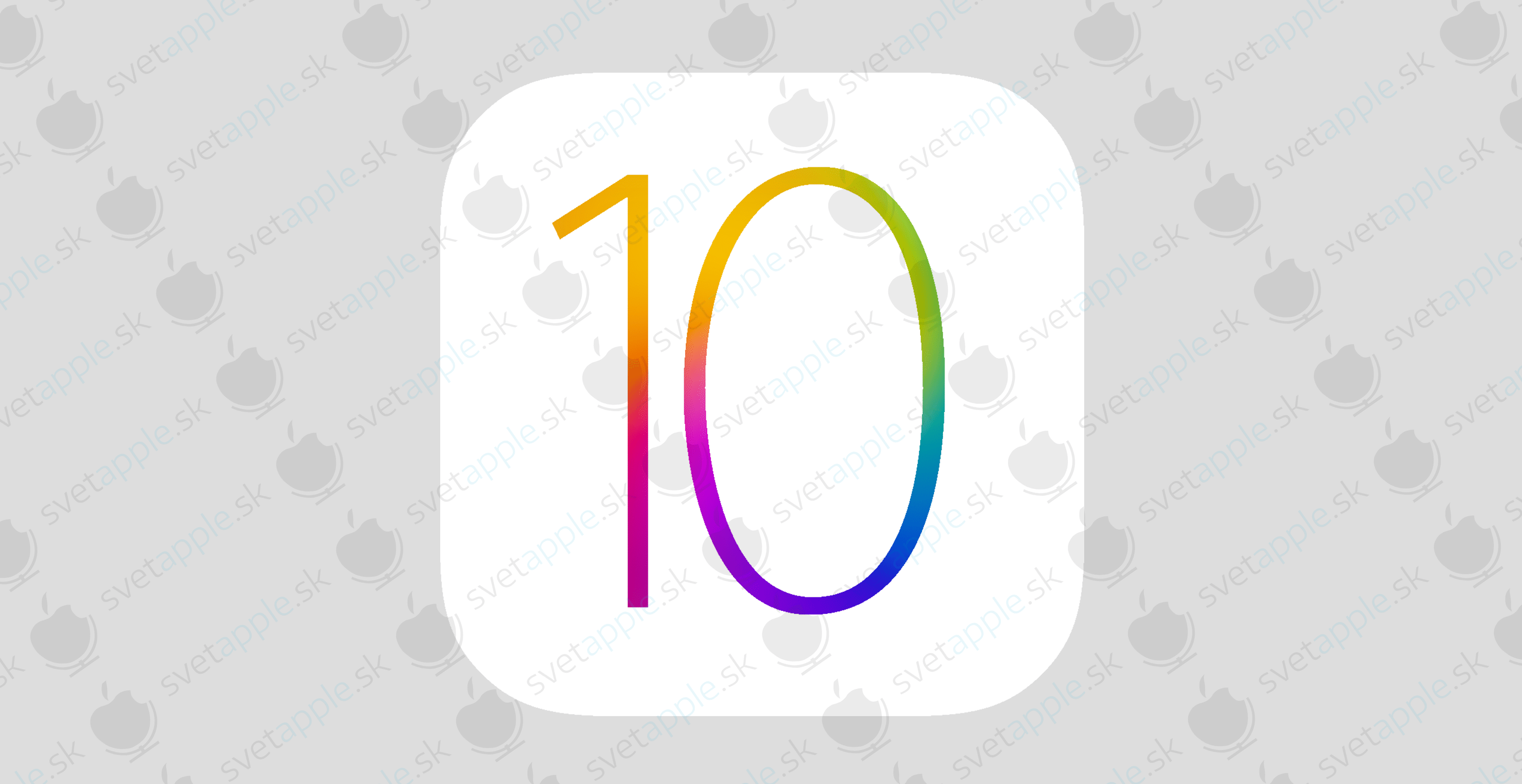 iOS 10 veľké