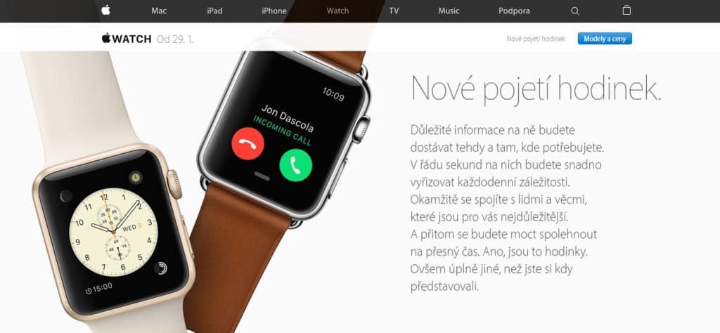 apple watch screen