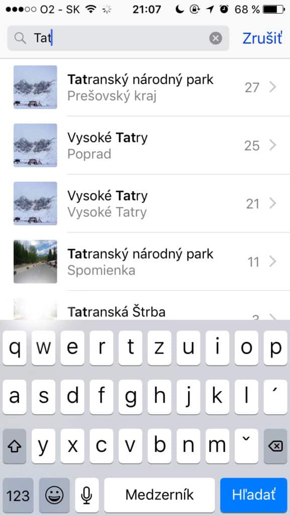 iOS 10 automatické vyhľadávanie fotiek - svetapple.sk