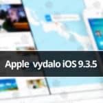 Apple vydalo iOS 9.3.5