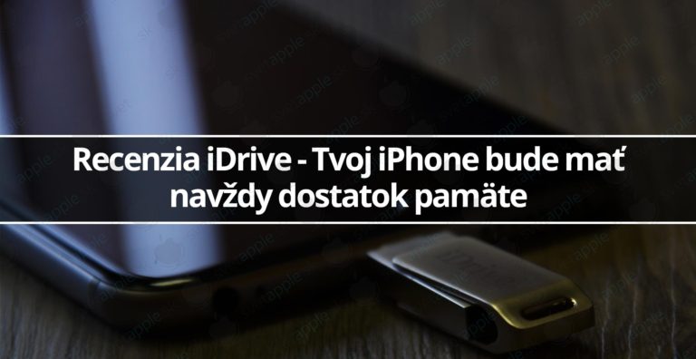 Recenzia iDrive – Tvoj iPhone bude mať navždy dostatok pamäte