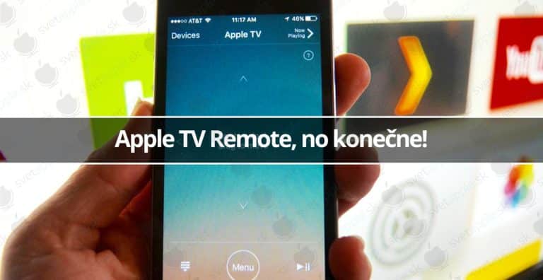 Apple TV Remote, no konečne!
