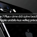 iPhone 7 Plus v zime drží úplne bezchybne. Apple urobilo kus veľkej práce!