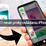 iOS 11 nesie prvky ovládania iPhonu 8!