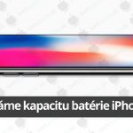 Poznáme kapacitu batérie iPhonu X!