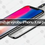 Apple znižuje výrobu iPhonu X na polovicu!