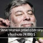 Steve Wozniak prišiel o bitcoiny v hodnote 74 000 $