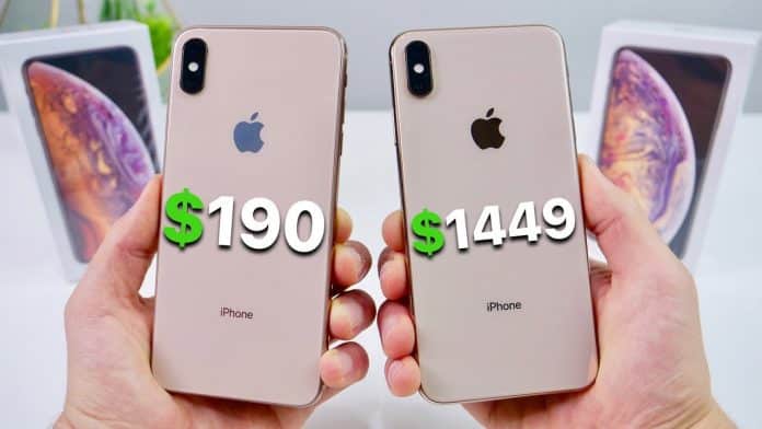 Fake iPhone XS Max za 190$ vs. originál za 1449$ - svetapple.sk