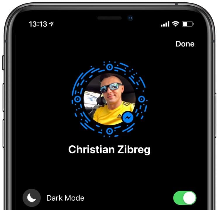 Ako aktivovať Dark Mode v Messengeri? - videonávod. - svetapple.sk