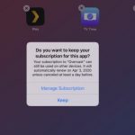 Upozornenie na predplatné pri odinštalovaní aplikácie. Konečne v iOS 13. - svetapple.sk