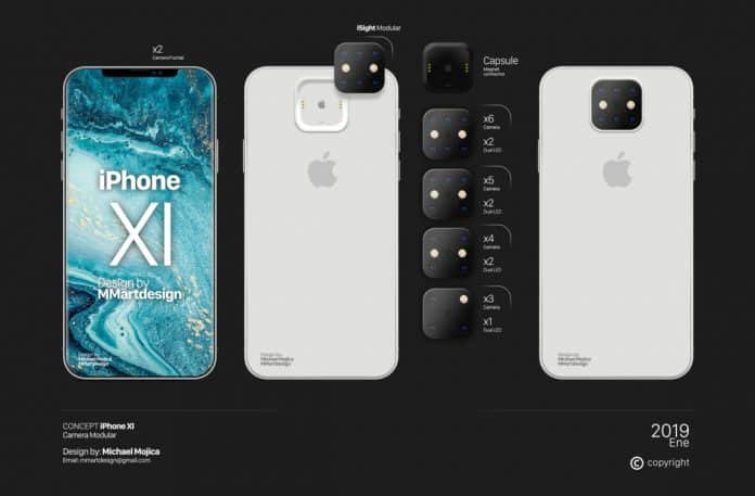 iPhone 11 s modulárnym dizajnom šošovky?