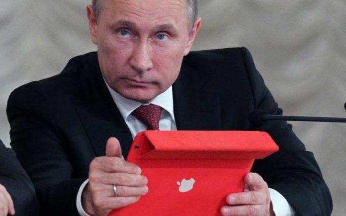 vladimir putin ipad