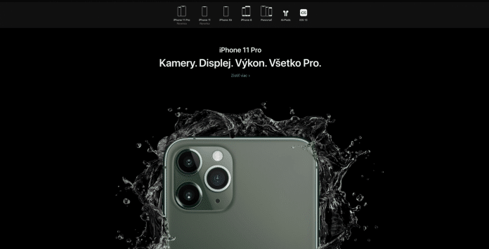 Apple sa na slovenskom webe spamätalo. iPhone 11/11 Pro už oficiálne existuje aj u nás!