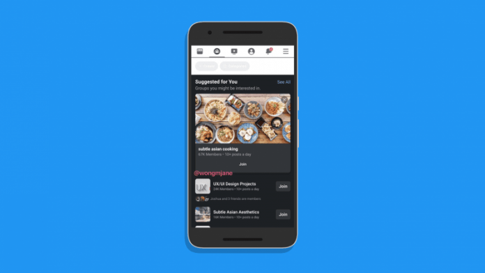 dark mode facebook