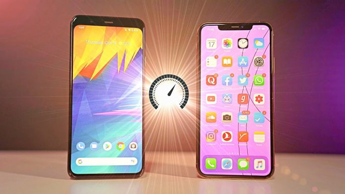 Google Pixel 4 XL vs. iPhone 11 Pro Max Speed Test