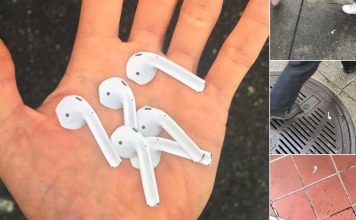 Chlapík lepil 3D samolepky AirPods na chodník. Pozrite sa koľko ľudí sa nachytalo. Chlapík lepil 3D samolepky AirPods na chodník. Pozrite sa koľko ľudí sa nachytalo. - svetapple.sk