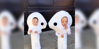 Mamička obliekla deti na Halloween ako AirPods. Tim Cook na to reagoval.