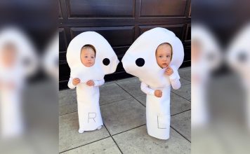 Mamička obliekla deti na Halloween ako AirPods. Tim Cook na to reagoval. Mamička obliekla deti na Halloween ako AirPods. Tim Cook na to reagoval.