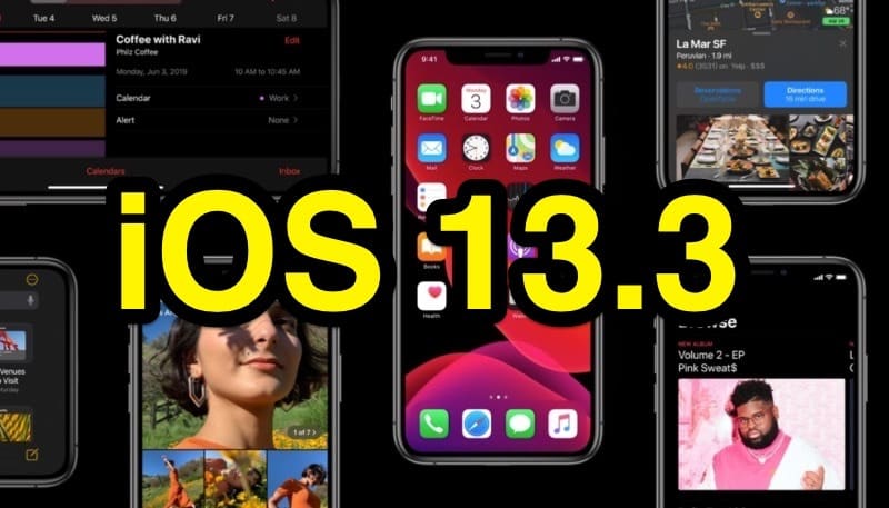 Apple včera vydalo iOS 13.3, iPadOS 13.3, tvOS 13.3 a WatchOS 6.1.1 v prvej beta verzii.