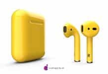 airpods žlté