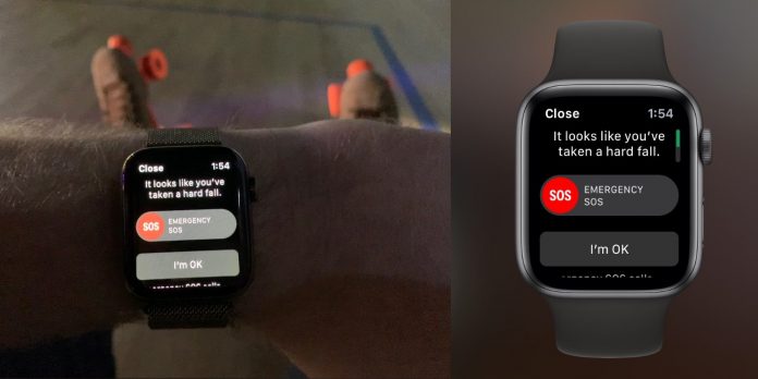 Apple Watch detekcia pádu