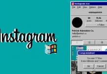 instagram windows 95