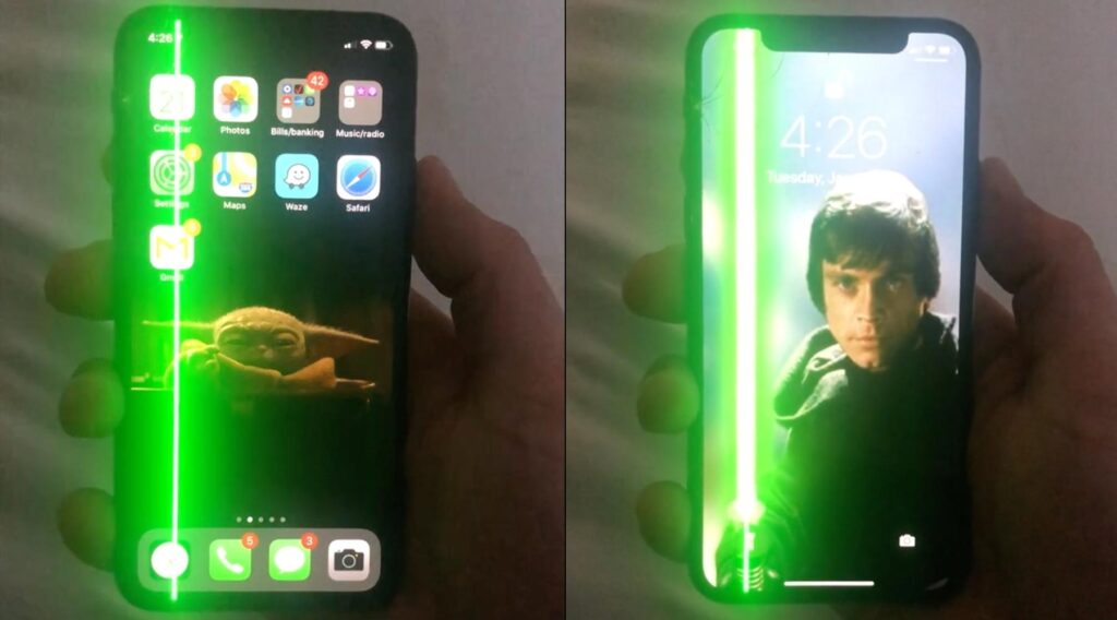 Chlapíkovi sa pokazil OLED displej na iPhone. Pozrite sa ako to vyriešil.