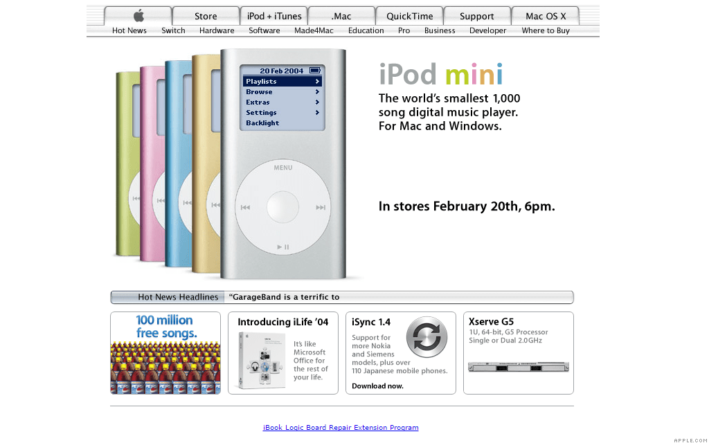 Apple pred 16. rokmi predstavilo iPod mini. 