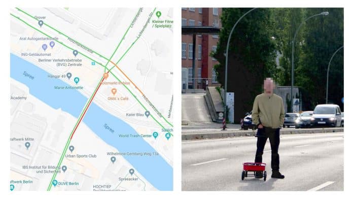 Google Maps Hacks by Simon Weckert