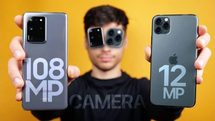 iPhone 11 Pro Max vs. Samsung Galaxy S20 Ultra.
