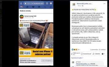 Dávajte pozor! Podvodníci lákajú pomocou Slovenskej pošty na súťaž o iPhone.