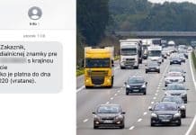 SMS ohľadom konca platnosti diaľničnej známky chodia aj v noci.