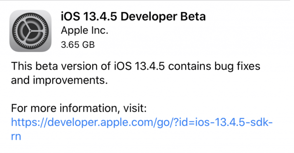 Apple vydalo iOS 13.4.5 pre vývojárov. Bolo rýchlejšie, ako sme očakávali.