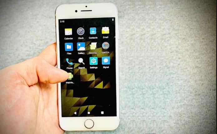 Na iPhone 7 sa dá nainštalovať Android.