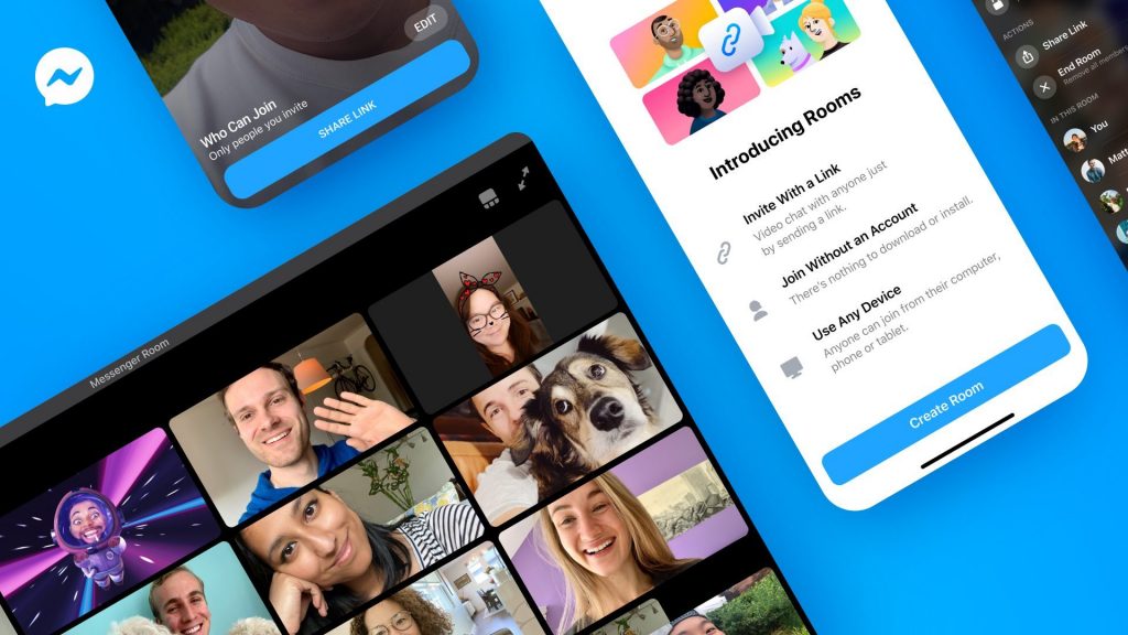 Facebook predstavil Messenger Rooms. Je to konkurencia pre Zoom či Skype.