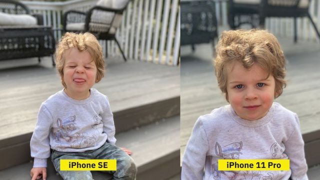 Porovnanie fotoaparátu iPhone SE 2 vs. iPhone 8 vs. iPhone 11 Pro. 