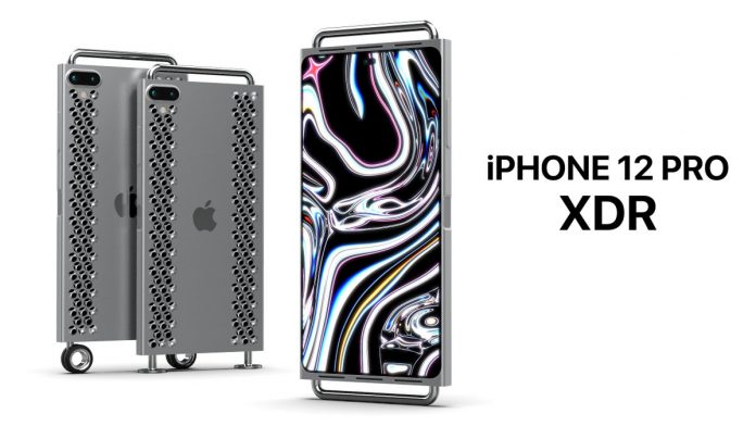 iPhone 12 Pro s dizajnu Macu Pro. Pozrite si zábavnú vizualizáciu. Nechýbajú kolieska.