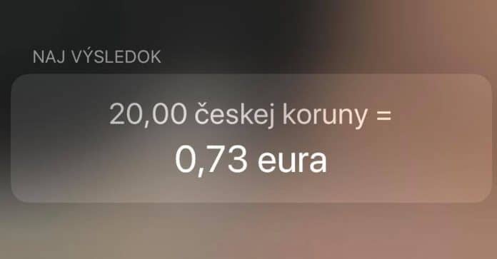 Ako na iPhone prepočítať kurz behom sekundy?