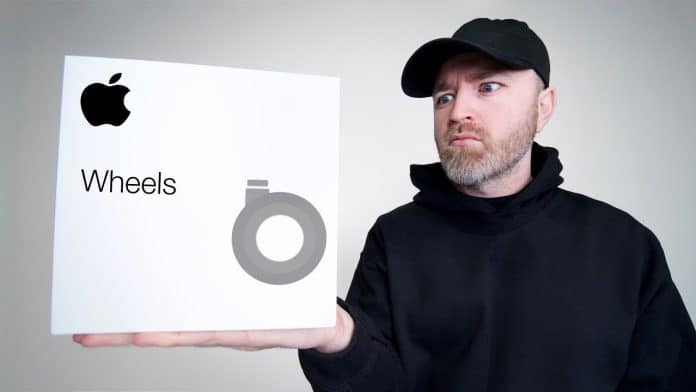 Toto je najzábavnejší unboxing koliesok k Macu Pro za 849€!