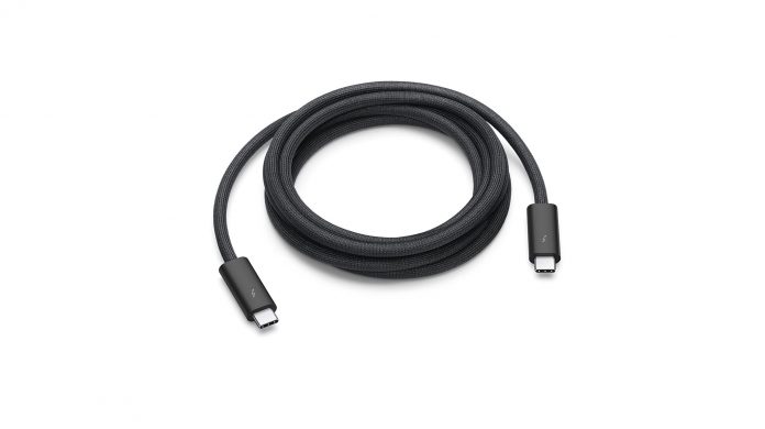 Apple si uletelo. Nový Thunderbolt 3 Pro kábel dlhý 2 metre predáva za 149€!